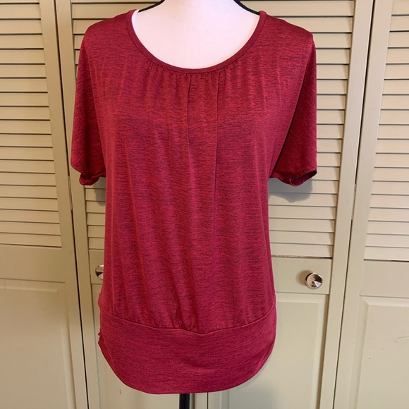 Dolman Sleeve Blouse with Lattice Back - Picture 2 of 8